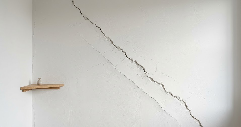 Diagonal Cracks in walls