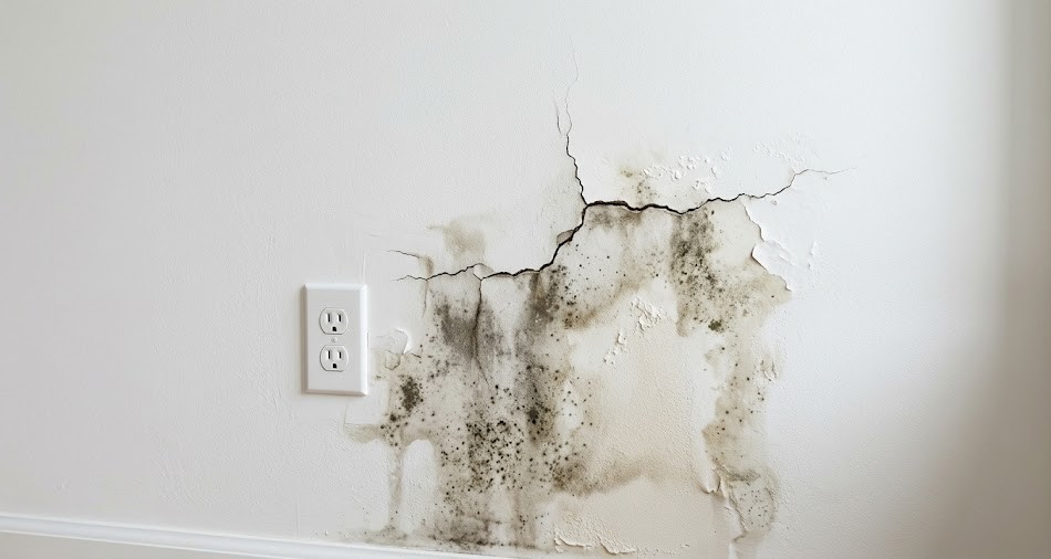 Cracks with Damp Patches