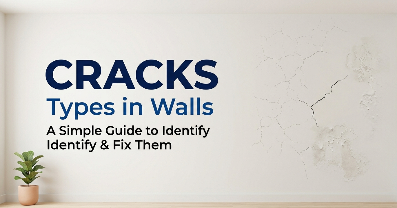 Here are the 10 Common Types of Cracks in Walls, what causes them, and when you should be worried.